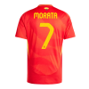 Álvaro Morata NO.7 Equipacion España Primera 2024