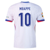 Kylian Mbappé NO.10 Equipacion Francia Jugador Versión Segunda 2024