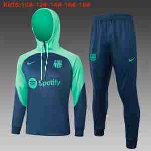 Chandal Con Capucha Ninos FC Barcelona 2024 2025