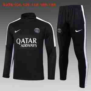 Sudadera Entrenamiento Ninos Paris Saint Germain 2024 2025 Negro