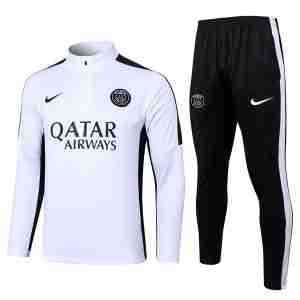 Sudadera Entrenamiento Paris Saint Germain 2024 2025 Blanco