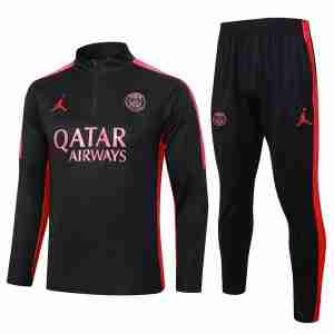 Sudadera Entrenamiento Paris Saint Germain 2024 2025 Negro Rosa