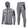 Chandal Con Capucha Atlético De Madrid 2024 2025 Gris