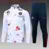 Chandal Ninos Paris Saint Germain 2024 2025 Blanco Rojo
