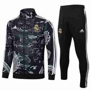 Chandal Real Madrid 2024 2025 Negro Blanco