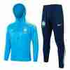 Sudadera Con Capucha Brasil 2024 2025 Azul