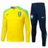 Sudadera De Training Brasil 2024 2025 Amarillo Verde