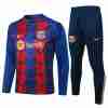 Sudadera De Training FC Barcelona 2024 2025 Azul Rojo