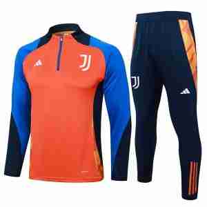 Sudadera De Training Juventus 2024 2025 Naranja Azul