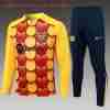 Sudadera De Training Ninos FC Barcelona 2024 2025 Amarillo Rojo