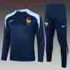 Sudadera De Training Ninos Francia 2024 25 Azul
