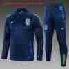 Sudadera De Training Ninos Italia 2024 2025 Azul