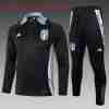 Sudadera De Training Ninos Italia 2024 2025 Negro Gris