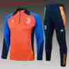 Sudadera De Training Ninos Juventus 2024 2025 Naranja Azul