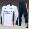 Sudadera De Training Ninos Real Madrid 2024 2025 Blanco Gris