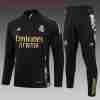 Sudadera De Training Ninos Real Madrid 2024 2025 Negro Amarillo