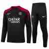 Sudadera De Training Paris Saint Germain 2024 2025 Negro Rojo