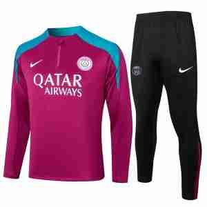 Sudadera De Training Paris Saint Germain 2024 2025 Purpura Rojo