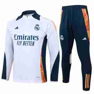 Sudadera De Training Real Madrid 2024 2025 Blanco