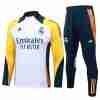 Sudadera De Training Real Madrid 2024 2025 Blanco Amarillo