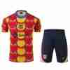 Tailandia Conjunto Equipacion Entrenamiento FC Barcelona 2024 2025 Naranja