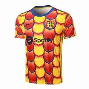 Tailandia Equipacion Entrenamiento FC Barcelona 2024 2025 Amarillo Rojo