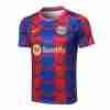 Tailandia Equipacion Entrenamiento FC Barcelona 2024 2025 Azul Rojo