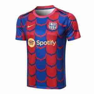 Tailandia Equipacion Entrenamiento FC Barcelona 2024 2025 Azul Rojo