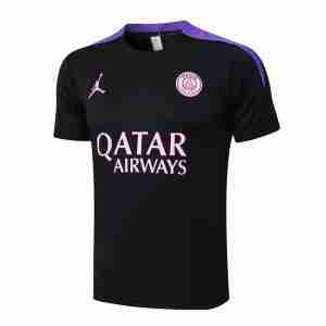 Tailandia Equipacion Entrenamiento Paris Saint Germain 2024 2025 Negro Purpura