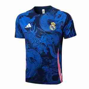 Tailandia Equipacion Entrenamiento Real Madrid 2024 25 Azul