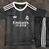 Equipacion Real Madrid Conjunto Niños Portero 2025 2026 Negro