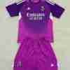 Equipacion Real Madrid Conjunto Niños Portero 2025 2026 Purpura