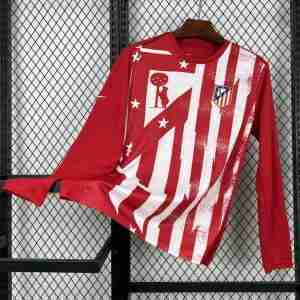 Tailandia Equipacion Atlético De Madrid Pre Match Manga Larga 2025 2026 Rojo