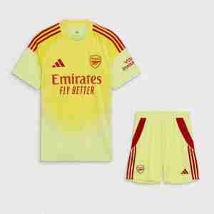 Equipacion Arsenal Conjunto Niños Portero 2025 2026