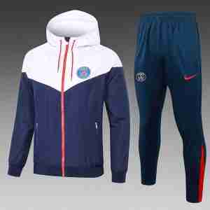 Rompevientos Paris Saint Germain Conjunto 2025 2026 Blanco Azul