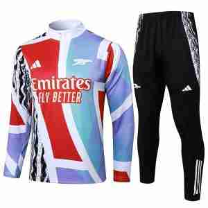 Sudadera De Training Arsenal 2025 2026 Azul Rojo
