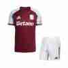 Equipacion Aston Villa Conjunto Niños Primera 2025 2026
