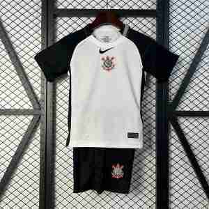 Equipacion Corinthians Paulista Conjunto Niños Primera 2025 2026