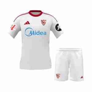 Equipacion Sevilla Conjunto Niños Primera 2025 2026