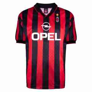 Tailandia Equipacion AC Milan Primera Retro 1995 1996 Rojo