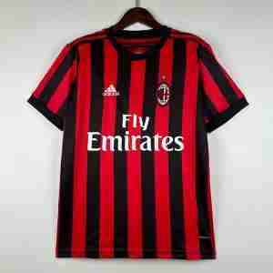 Tailandia Equipacion AC Milan Primera Retro 2017 2018