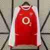 Tailandia Equipacion Arsenal Primera Manga Larga Retro 2002 2004
