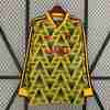 Tailandia Equipacion Arsenal Segunda Manga Larga Retro 1991 1993