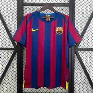 Tailandia Equipacion FC Barcelona Primera Retro 2005 2006