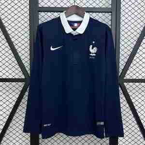 Tailandia Equipacion Francia Primera Manga Larga Retro 2014