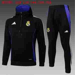 Sudadera Con Capucha Niños Real Madrid 2025 2026 Negro