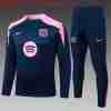 Sudadera Entrenamiento Niños FC Barcelona 2025 2026 Azul Rosa