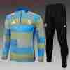 Sudadera Entrenamiento Niños Real Madrid 2025 2026 Azul Gris