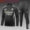 Sudadera Entrenamiento Niños Real Madrid 2025 2026 Gris Verde