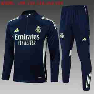 Sudadera Entrenamiento Niños Real Madrid 2025 2026 Marino Azul